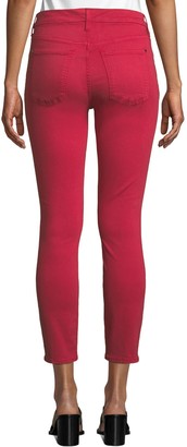 JEN7 by 7 For All Mankind Mid-Rise Skinny Twill Pants
