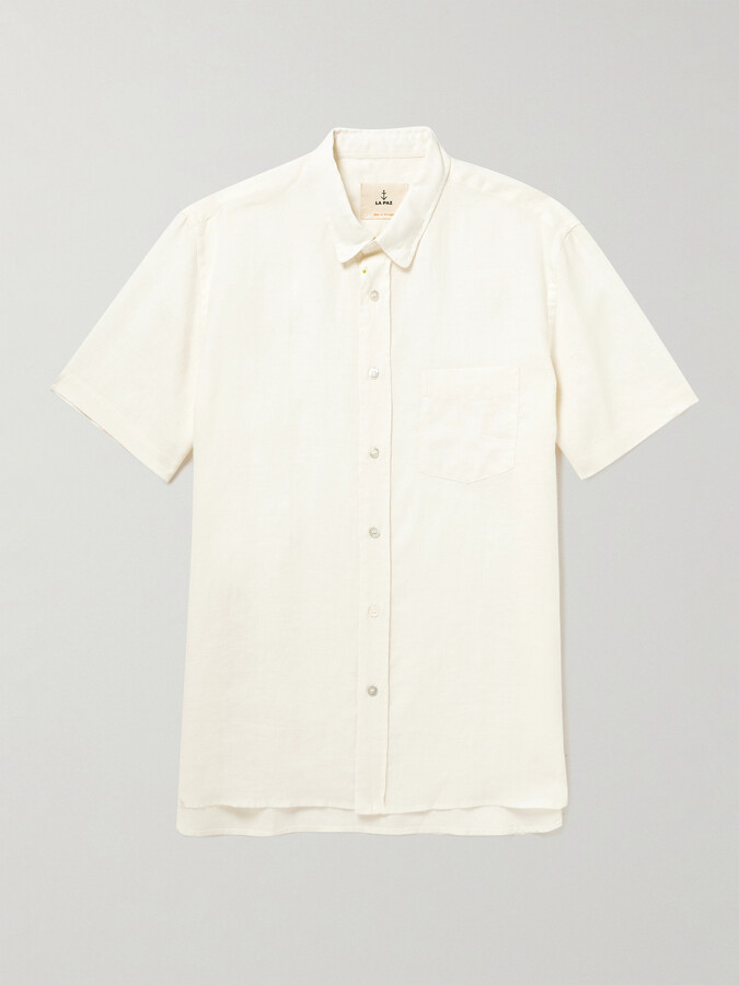 La Paz Ribeiro Slim-Fit Linen Shirt - ShopStyle