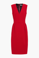 Thumbnail for your product : Victoria Beckham Pleated bonded crepe dress
