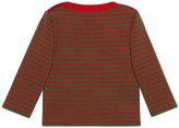 Thumbnail for your product : Gucci Baby striped cotton shirt with print