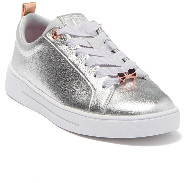 ted baker silver sneakers
