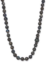 Thumbnail for your product : Armenta Blackened Sterling Silver Old World Midnight Beaded Labradorite, Carved Tahitian South Sea Black Pearl and Champagne Diamond Necklace, 18