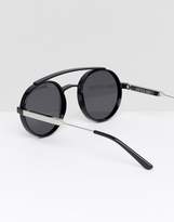 Thumbnail for your product : Spitfire round sunglasses in black