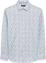 Thumbnail for your product : Bugatchi Shaped Fit Medallion Print Stretch Button-Up Shirt