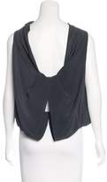 Thumbnail for your product : Dusan Silk Open Back Top w/ Tags
