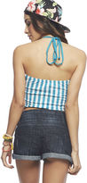 Thumbnail for your product : Wet Seal Striped Halter Crop Top