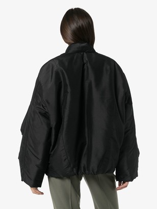 Carcel Queens zip front bomber jacket