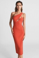 Thumbnail for your product : Reiss One Shoulder Bodycon Midi Dress