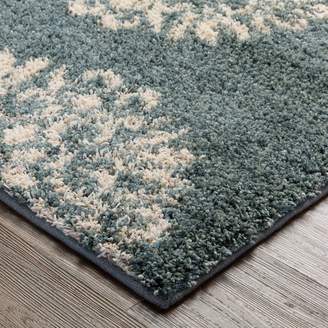 Blue Area Charlton Home Cowden Exploded Medallions Woven Bay Rug Rug