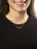 Thumbnail for your product : Jennifer Meyer Love You Necklace - Yellow Gold