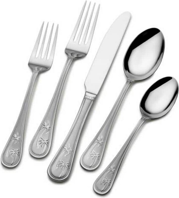 Towle Living Palm Breeze 20-Piece 18/0 Stainless Steel Flatware Set (Service for 4)