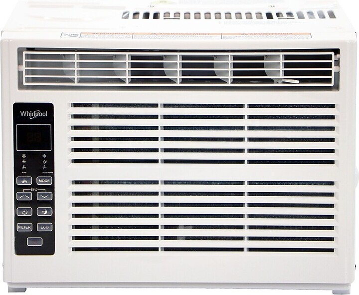 Whirlpool 115-Volt 8000 BTU Window Air Conditioner with Remote, White (WHAW081CW)