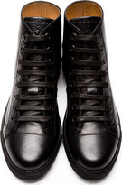 Thumbnail for your product : Marc Jacobs Black Leather High-Top Sneakers