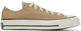 Thumbnail for your product : Converse Tan Chuck 70 OX Sneakers