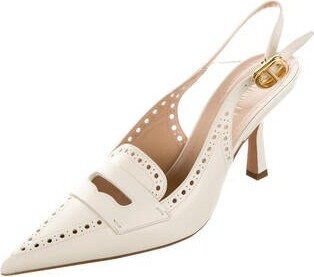 Christian Dior Boy-D Leather Slingback Pumps - ShopStyle