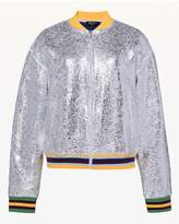 Thumbnail for your product : Juicy Couture Juicy Forever Crackle Foil Bomber Jacket