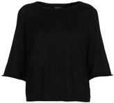 Thumbnail for your product : Topshop Sheer Half Sleeve Knit Pullover