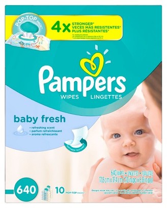 Pampers Baby Fresh Wipes - 640 ct