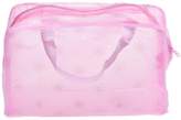 Thumbnail for your product : ABC Portable Floral transparent waterproof makeup bag