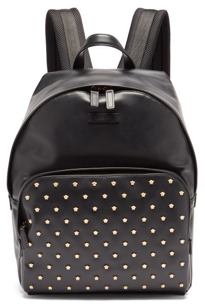 mens studded backpack