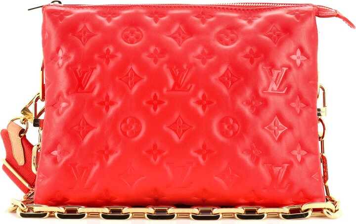 Louis Vuitton Coussin Bag Limited Edition Fall in Love Monogram Embossed  Lambskin PM - ShopStyle