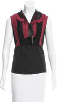 Thumbnail for your product : Marc Jacobs Mesh-Trimmed Sleeveless Top