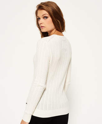 Superdry Luxe Mini Cable Knit Jumper