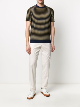 Roberto Collina short-sleeved striped T-shirt