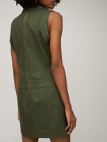 Thumbnail for your product : Balmain Denim Sleeveless Mini Dress