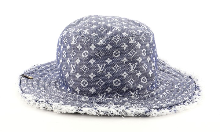 Louis Vuitton Bobbygram Reversible Bucket Hat Monogram Denim Large -  ShopStyle