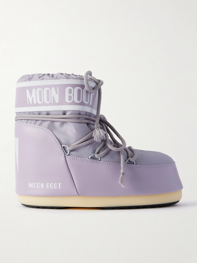 Moon Boot Icon Low Shell Snow Boots - Purple