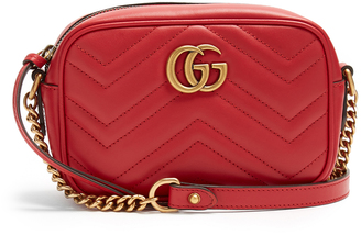 Gucci GG Marmont mini quilted-leather shoulder bag