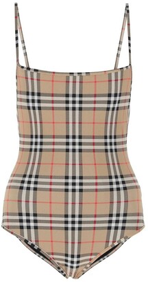 Burberry Vintage Check One-Piece Swimsuit