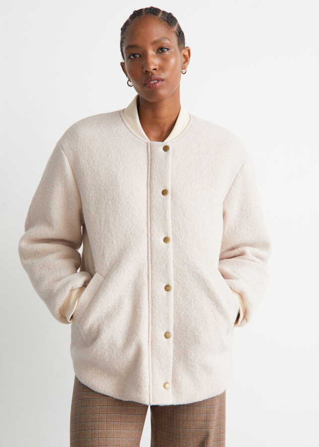 bomber jacket cardigan