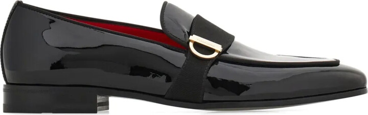 Gancini-plaque loafers