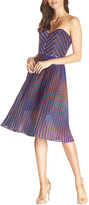 Thumbnail for your product : Dress the Population Rosalie Metallic Strapless Sweetheart Dress