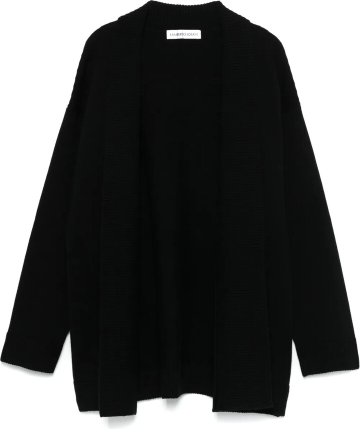Lamberto Losani Ribbed-Knit Cardigan