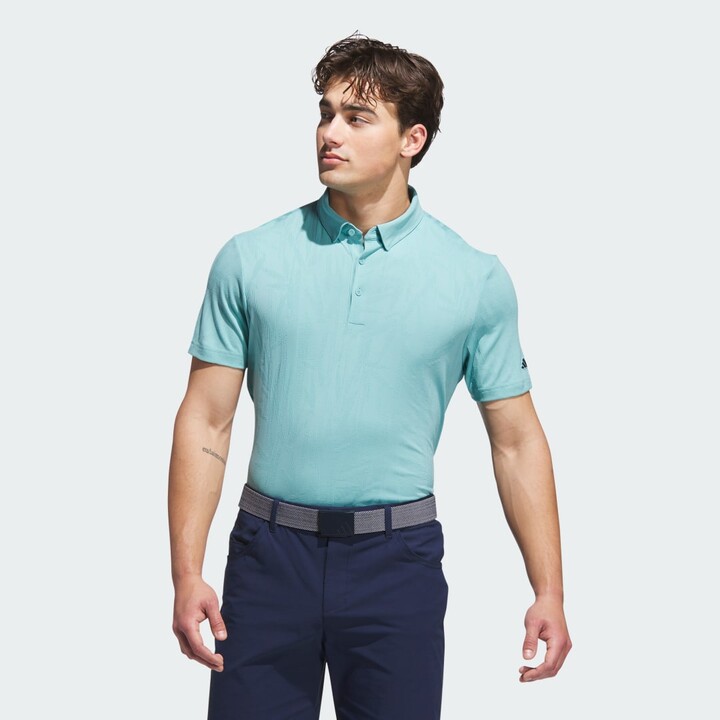 adidas Go-to Textured Polo Shirt Mint Ton S Mens