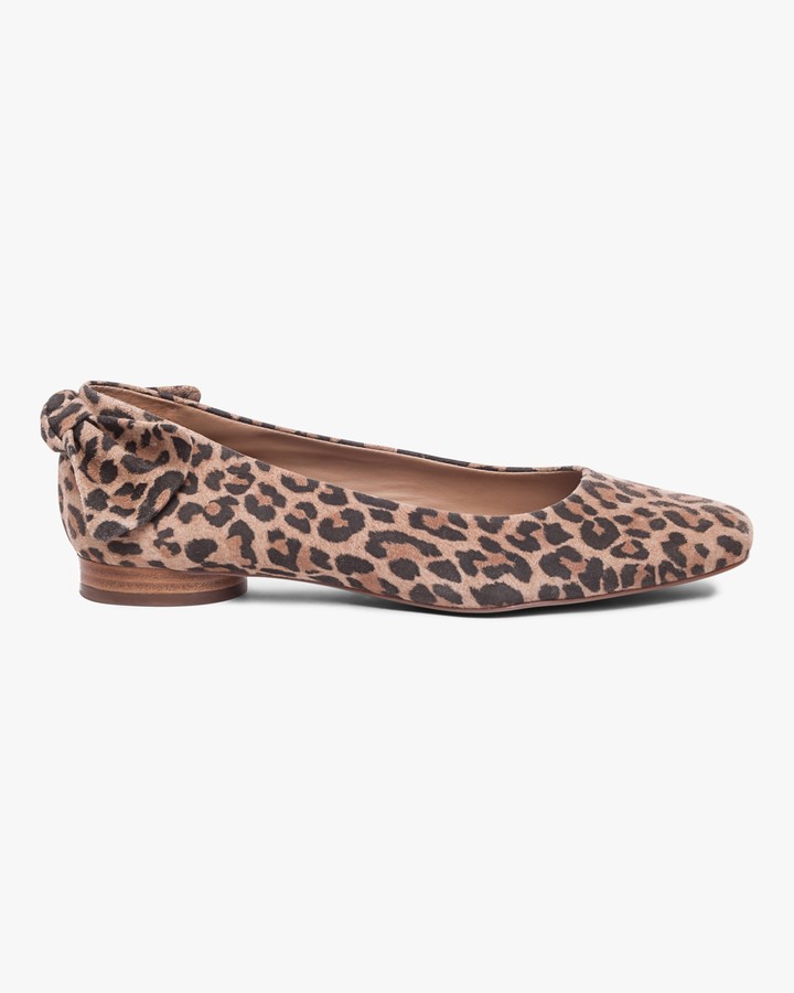 cheetah flat shoes