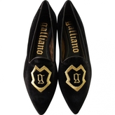 Thumbnail for your product : Galliano Velvet Slippers-Loafers