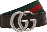 Thumbnail for your product : Gucci Elastic Belt W/ Web Details