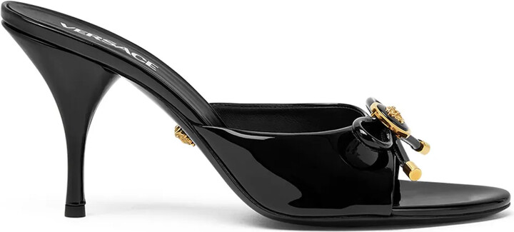 Versace 85mm Opera Bow mules