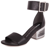 Thumbnail for your product : Bronx Black Leather Sandal