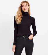 Thumbnail for your product : LOFT Ribbed Turtleneck Sweater