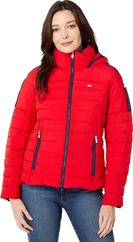 Tommy Hilfiger Women's Red Down & Puffer Coats on Sale | ShopStyle