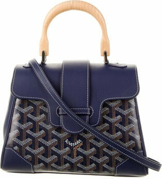 Goyard Mini Goyardine Croisiere Bag - Blue Handle Bags, Handbags