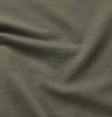 Thumbnail for your product : Brunello Cucinelli Slim-Fit Layered Cotton-Jersey T-Shirt - Men - Green