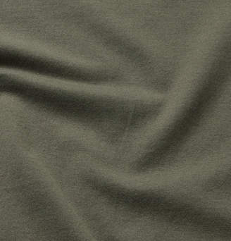 Brunello Cucinelli Slim-Fit Layered Cotton-Jersey T-Shirt - Men - Green