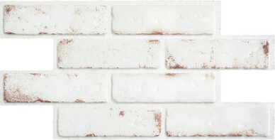 Smart Tiles Peel and Stick Gel Backsplash Tile Brik 21" x 11"