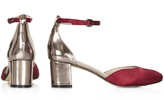 Thumbnail for your product : Topshop JUNIPER Metallic Mid Heels